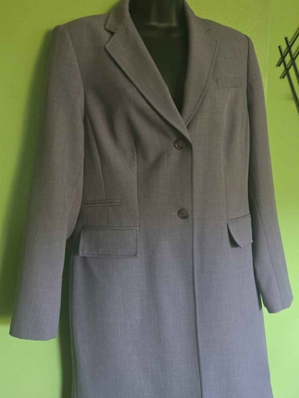 Classic Women's Dusty Purple Coat - Tailored Single-Breasted